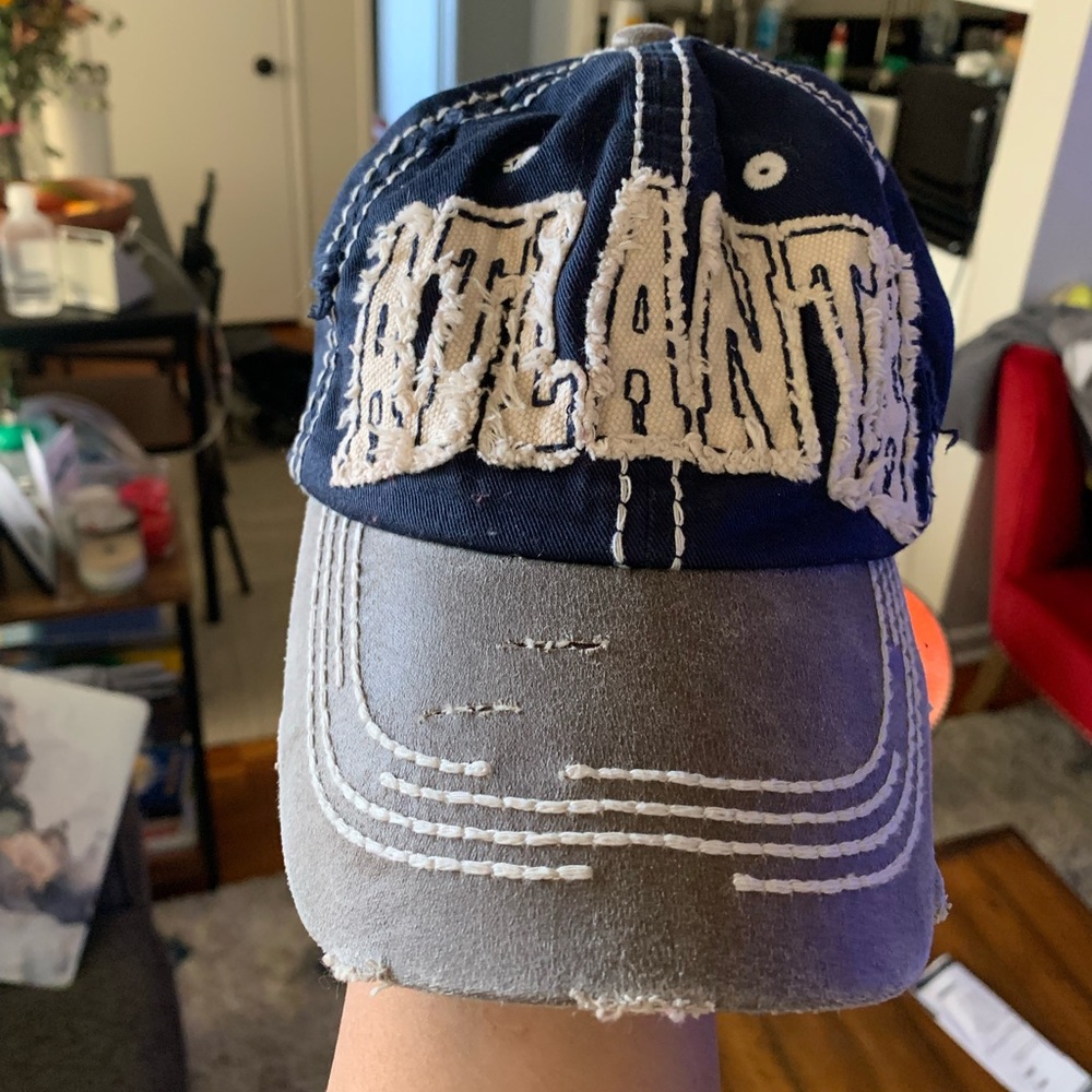 ATLANTA DISTRESSED DAD HAT